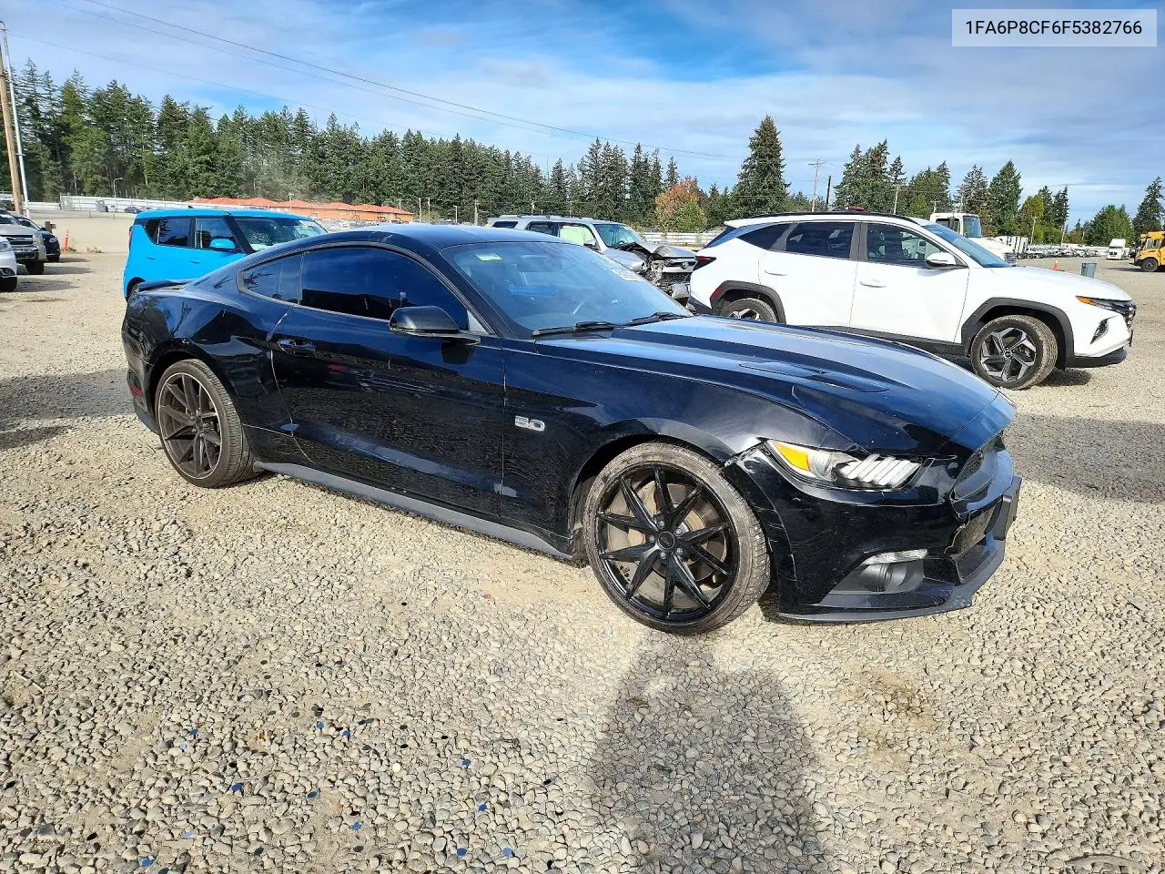 2015 FORD MUSTANG VIN 1FA6P8CF6F5382766 — фото 4