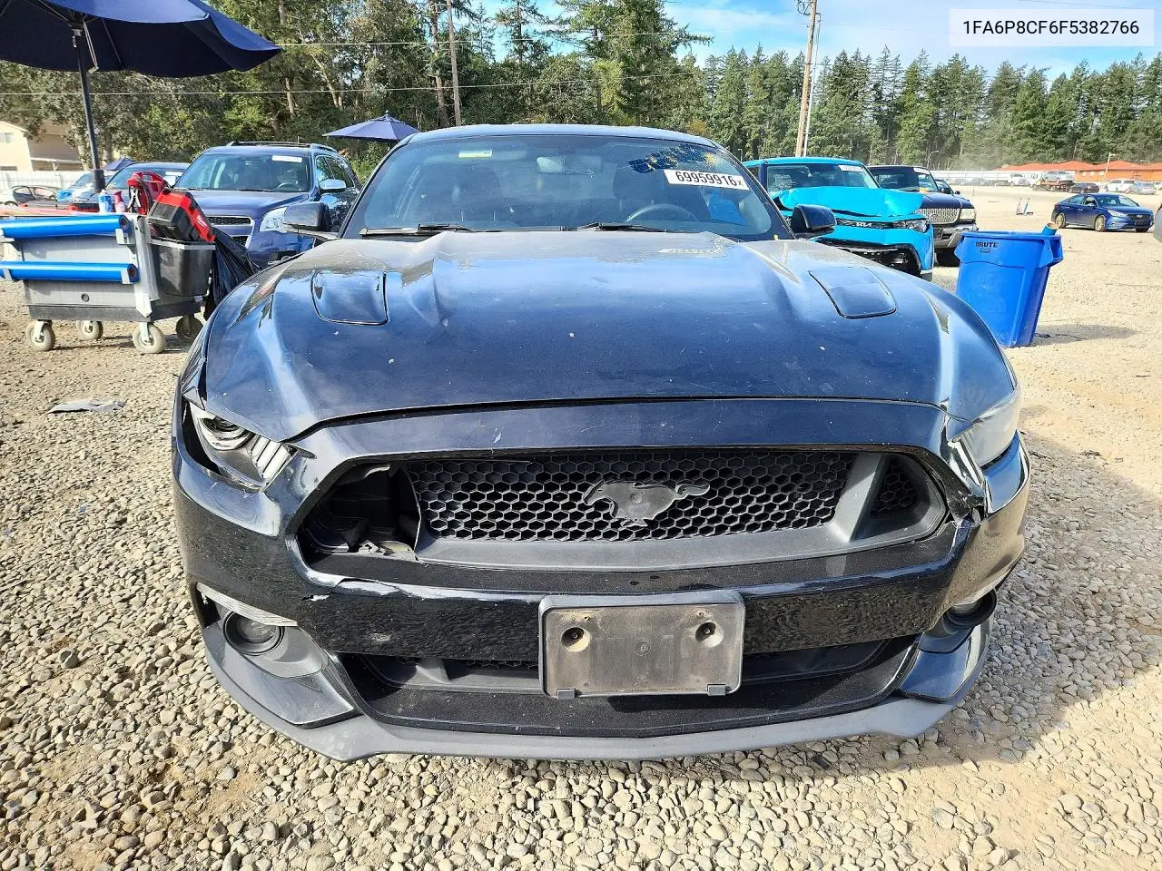2015 FORD MUSTANG VIN 1FA6P8CF6F5382766 — фото 5