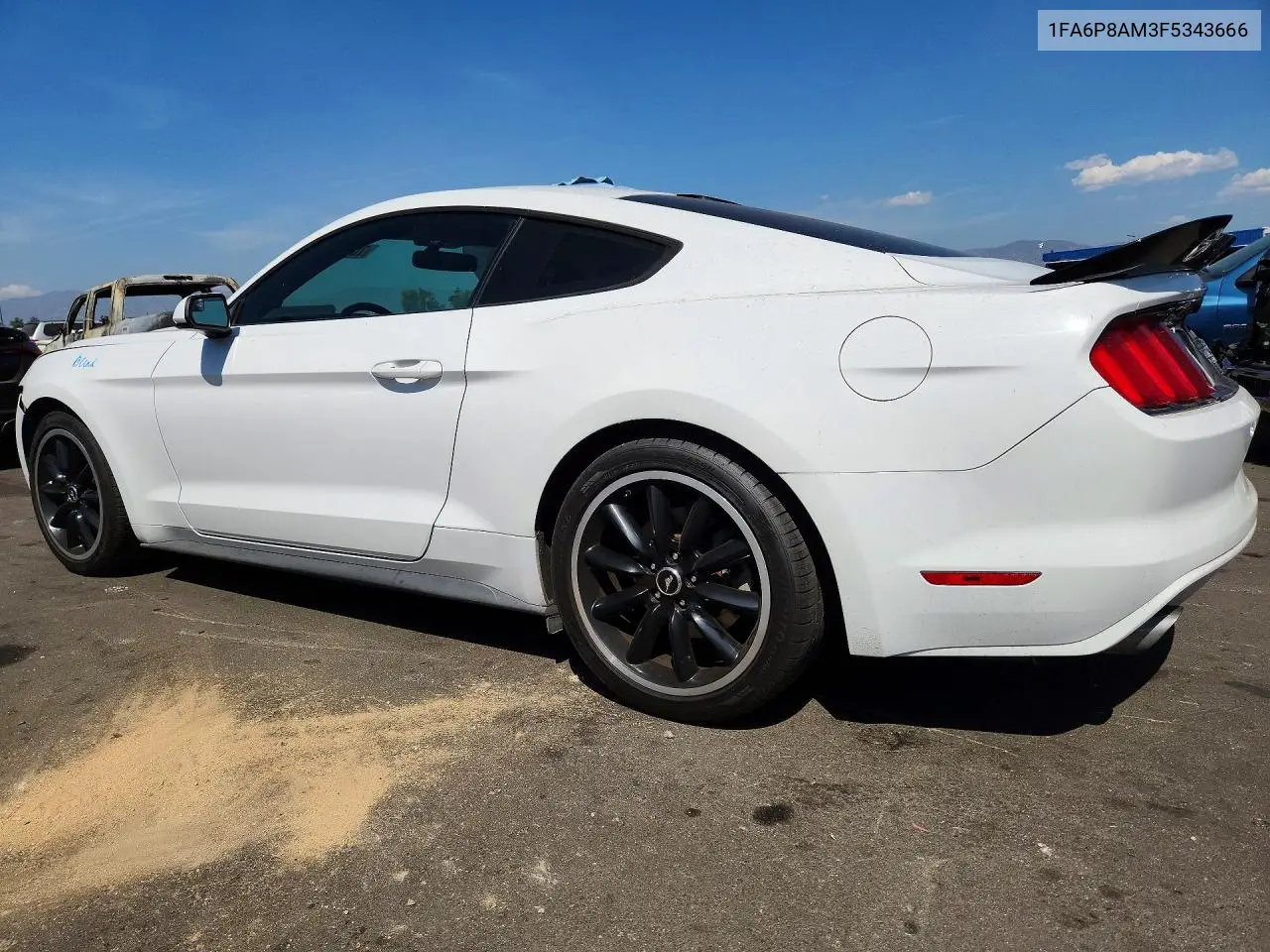 2015 FORD MUSTANG VIN 1FA6P8AM3F5343666 — фото 2