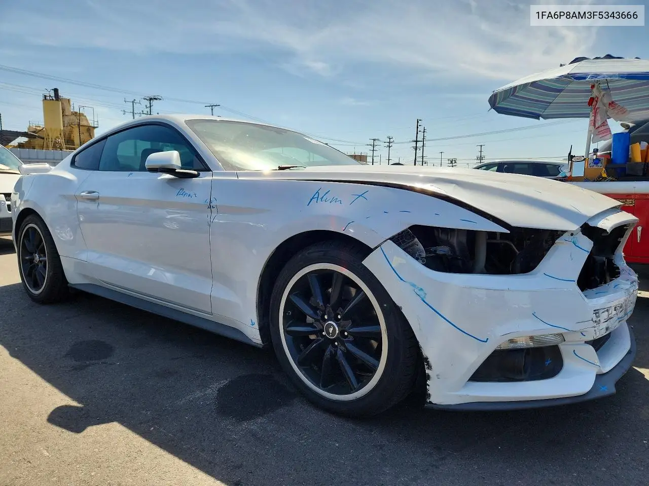 2015 FORD MUSTANG VIN 1FA6P8AM3F5343666 — фото 4