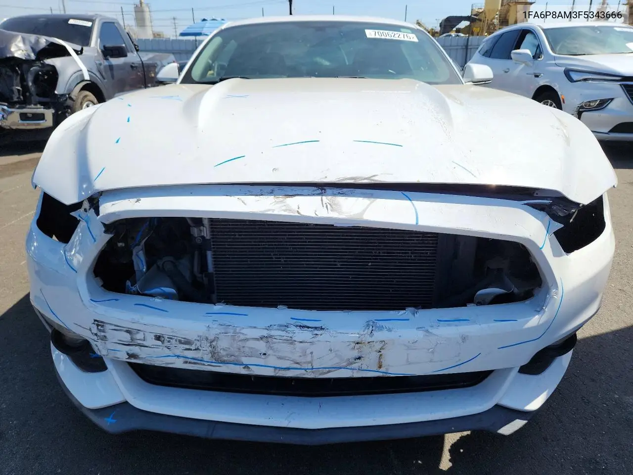 2015 FORD MUSTANG VIN 1FA6P8AM3F5343666 — фото 5