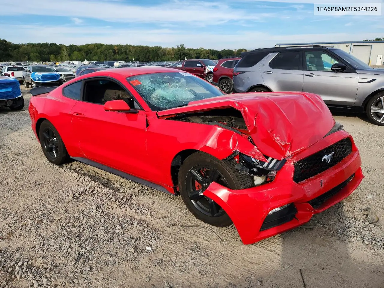 2015 FORD MUSTANG VIN 1FA6P8AM2F5344226 — фото 4