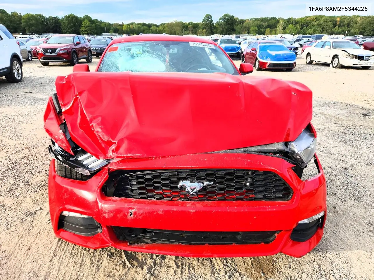 2015 FORD MUSTANG VIN 1FA6P8AM2F5344226 — фото 5