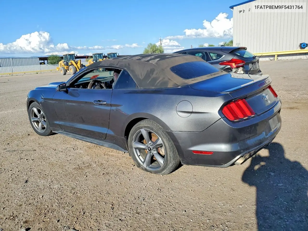 2015 FORD MUSTANG VIN 1FATP8EM9F5431764 — фото 2
