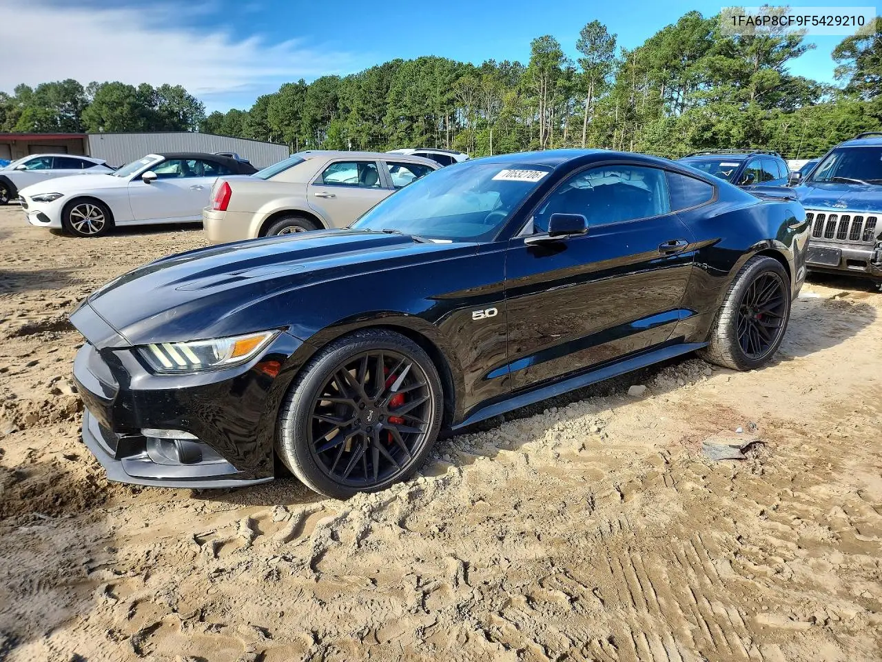 FORD MUSTANG 2015, VIN 1FA6P8CF9F5429210