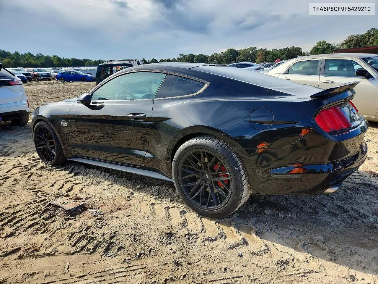 2015 FORD MUSTANG VIN 1FA6P8CF9F5429210 — фото 2