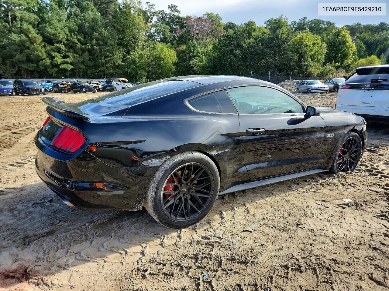 2015 FORD MUSTANG VIN 1FA6P8CF9F5429210 — фото 3