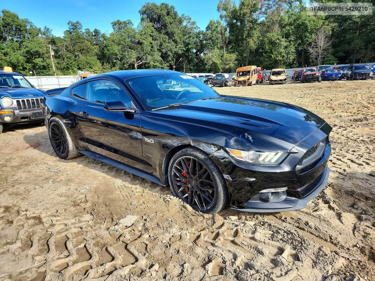 2015 FORD MUSTANG VIN 1FA6P8CF9F5429210 — фото 4