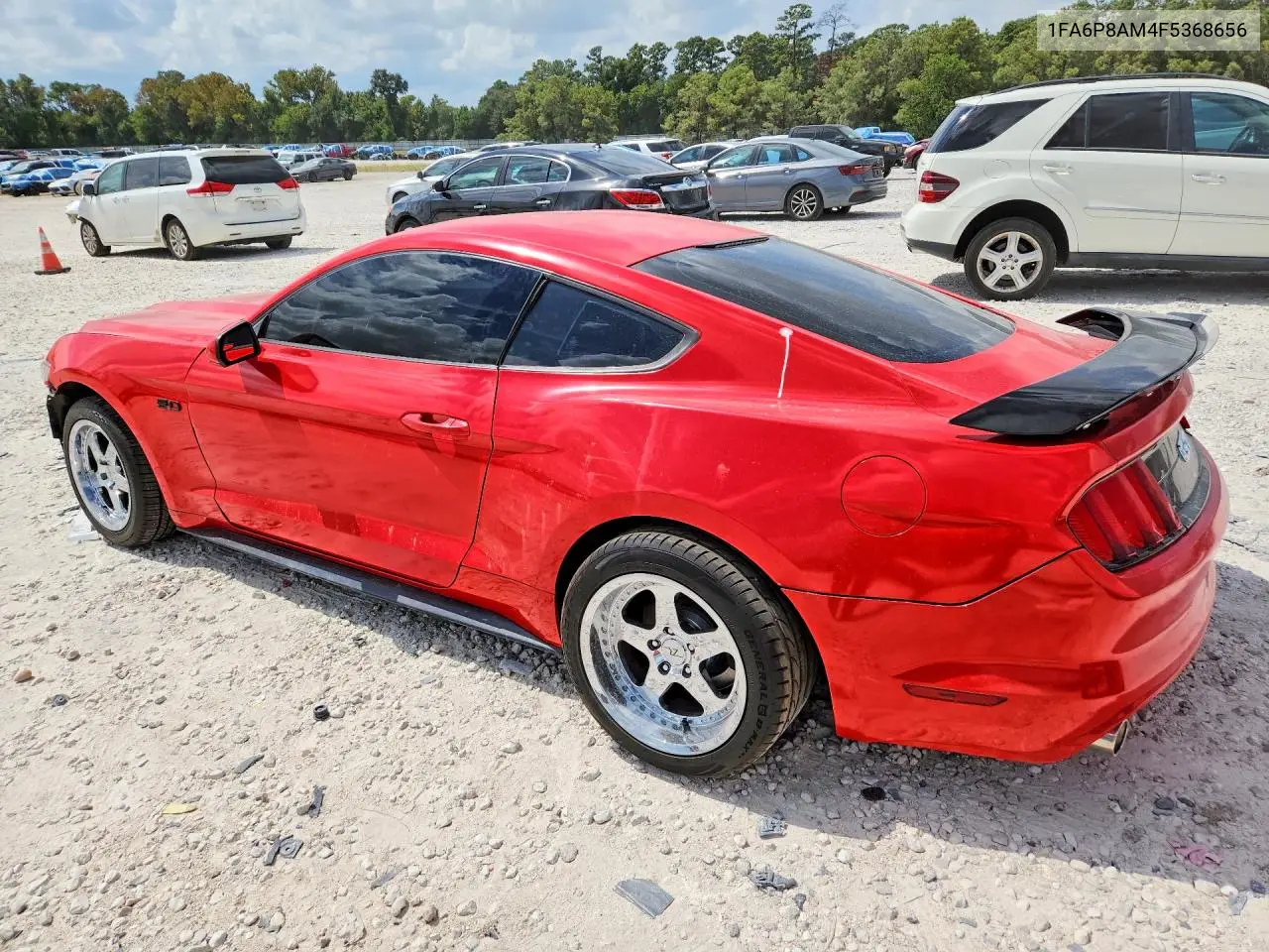 2015 FORD MUSTANG VIN 1FA6P8AM4F5368656 — фото 2