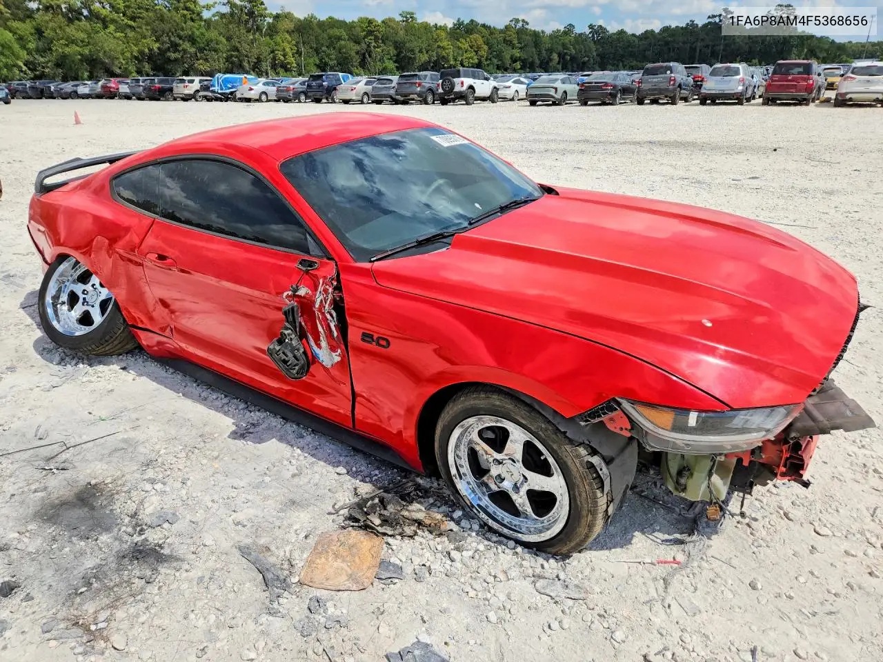 2015 FORD MUSTANG VIN 1FA6P8AM4F5368656 — фото 4