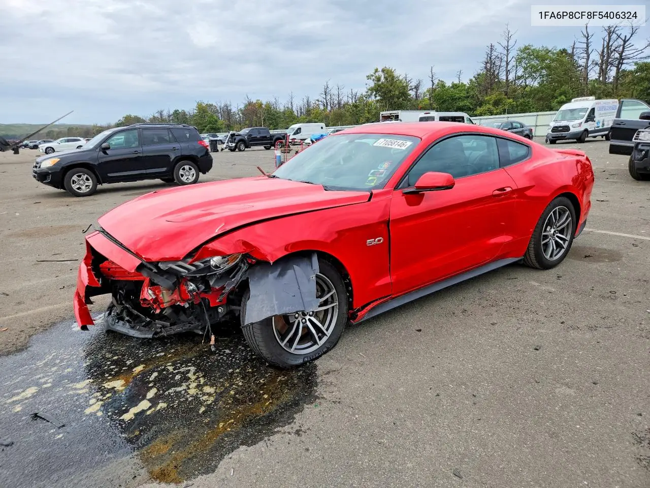 FORD MUSTANG 2015, VIN 1FA6P8CF8F5406324