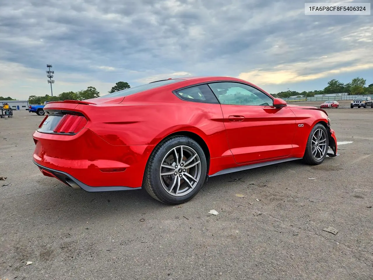 2015 FORD MUSTANG VIN 1FA6P8CF8F5406324 — фото 3