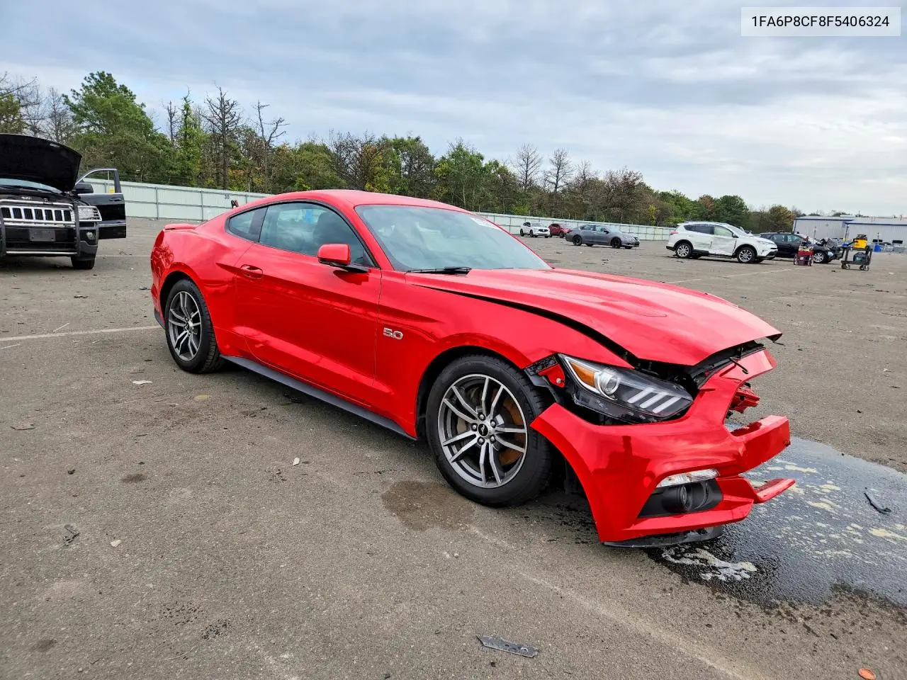 2015 FORD MUSTANG VIN 1FA6P8CF8F5406324 — фото 4