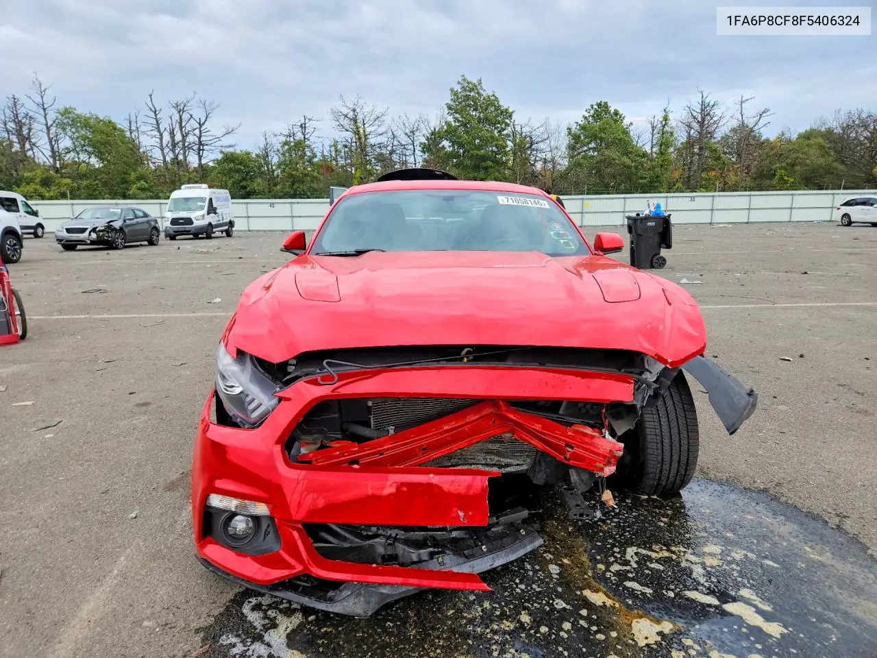 2015 FORD MUSTANG VIN 1FA6P8CF8F5406324 — фото 5