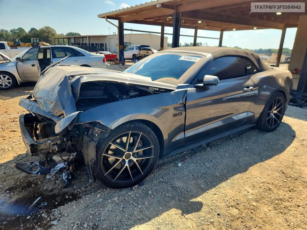 FORD MUSTANG 2015, VIN 1FATP8FF3F5384943