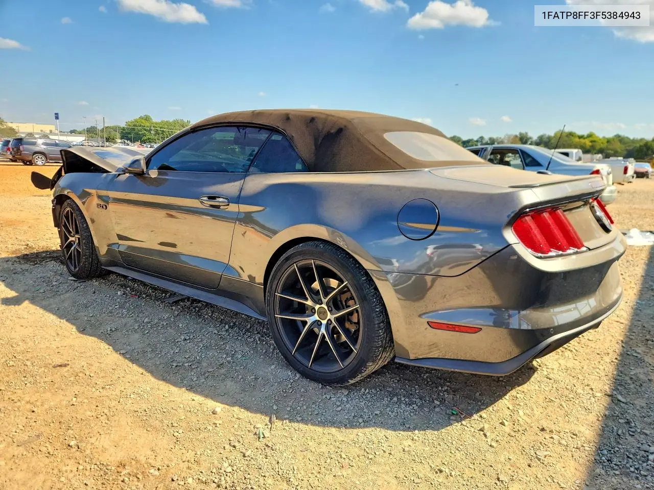 2015 FORD MUSTANG VIN 1FATP8FF3F5384943 — фото 2