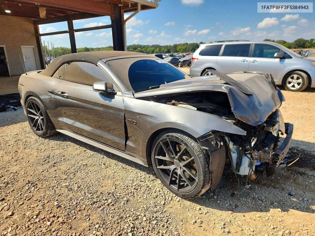 2015 FORD MUSTANG VIN 1FATP8FF3F5384943 — фото 4