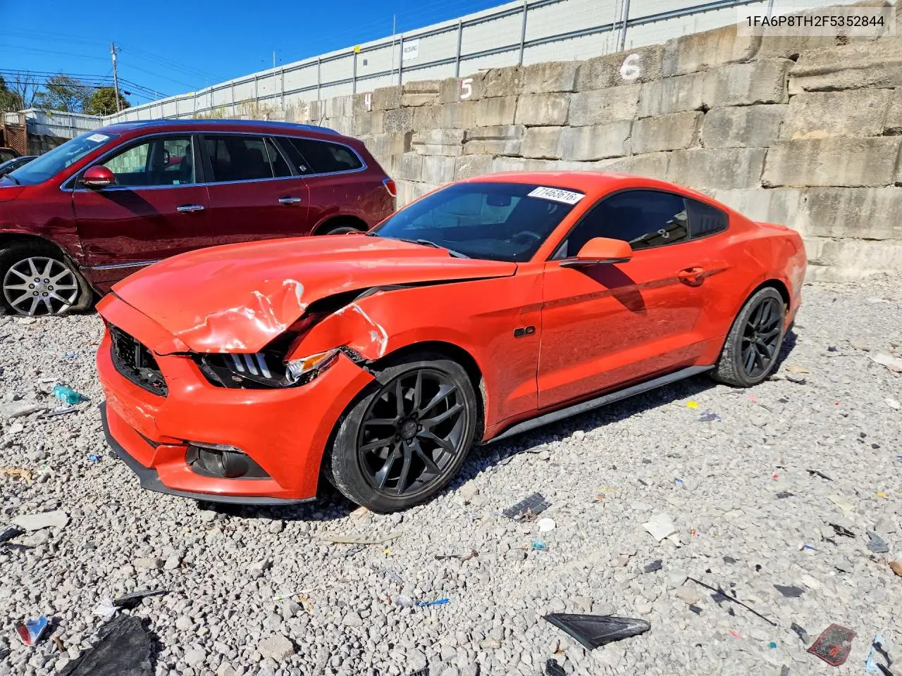 FORD MUSTANG 2015, VIN 1FA6P8TH2F5352844