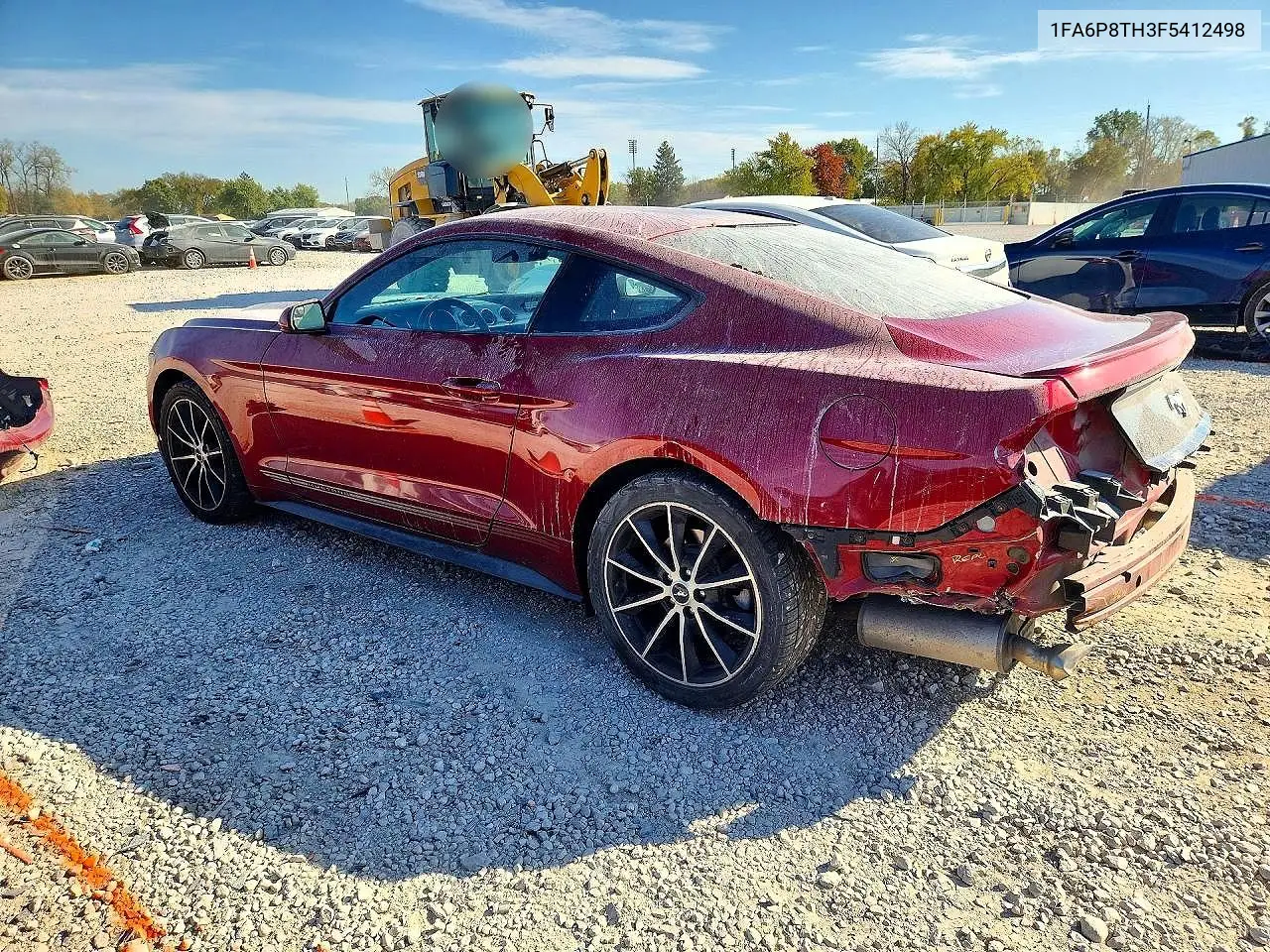 2015 FORD MUSTANG VIN 1FA6P8TH3F5412498 — фото 2