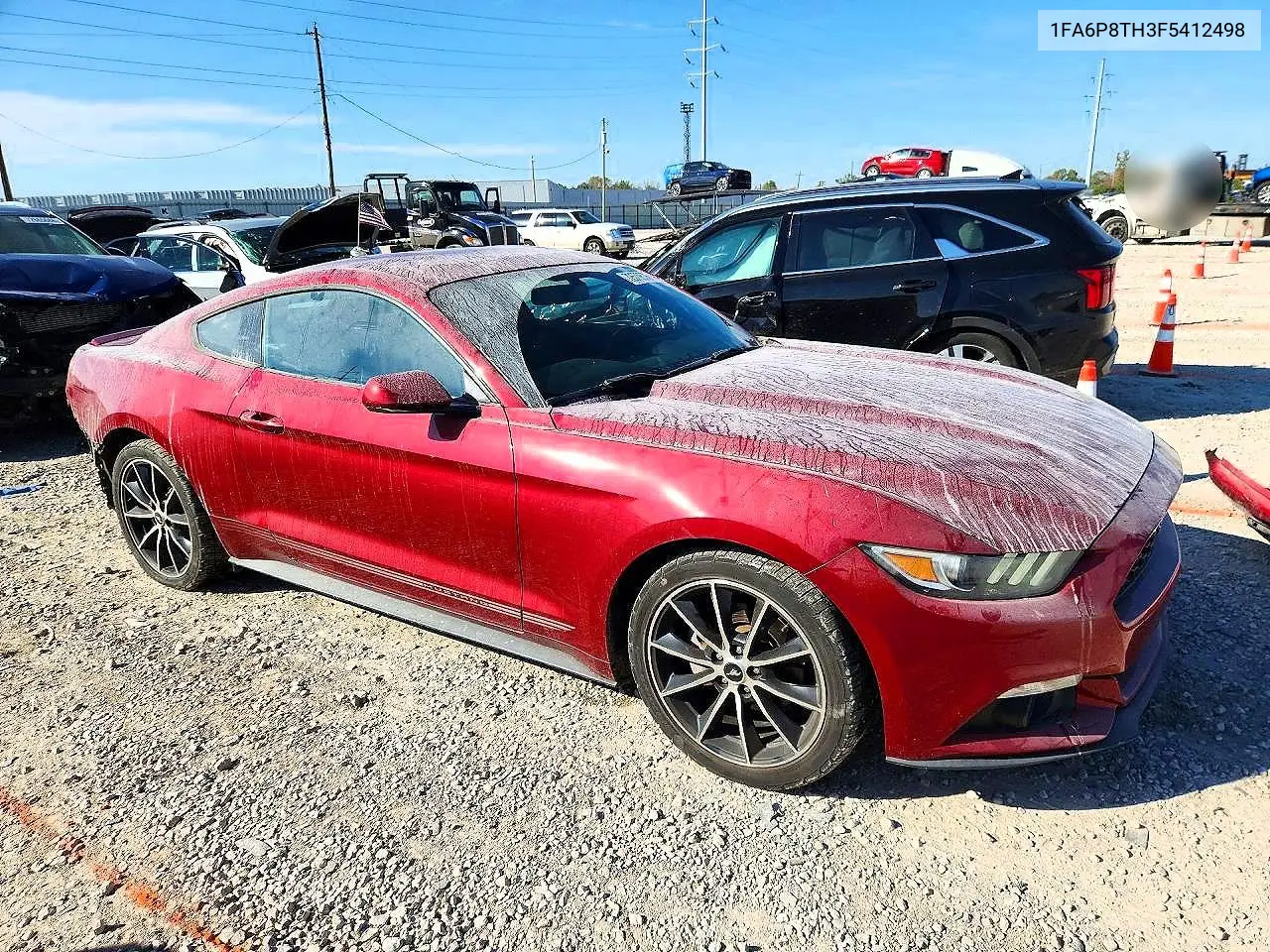 2015 FORD MUSTANG VIN 1FA6P8TH3F5412498 — фото 4