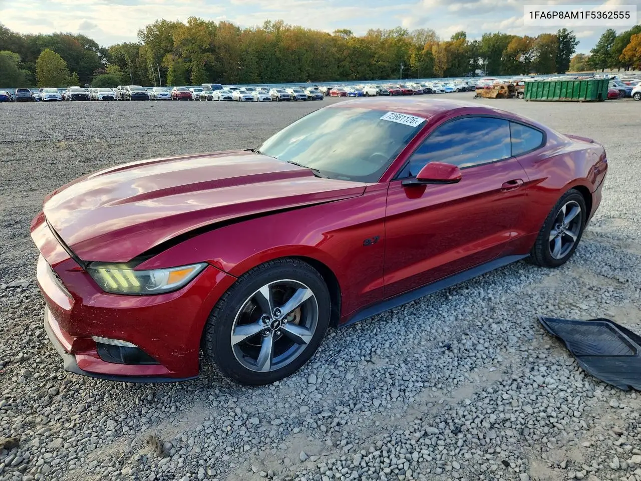 2015 FORD MUSTANG VIN 1FA6P8AM1F5362555 — фото 2