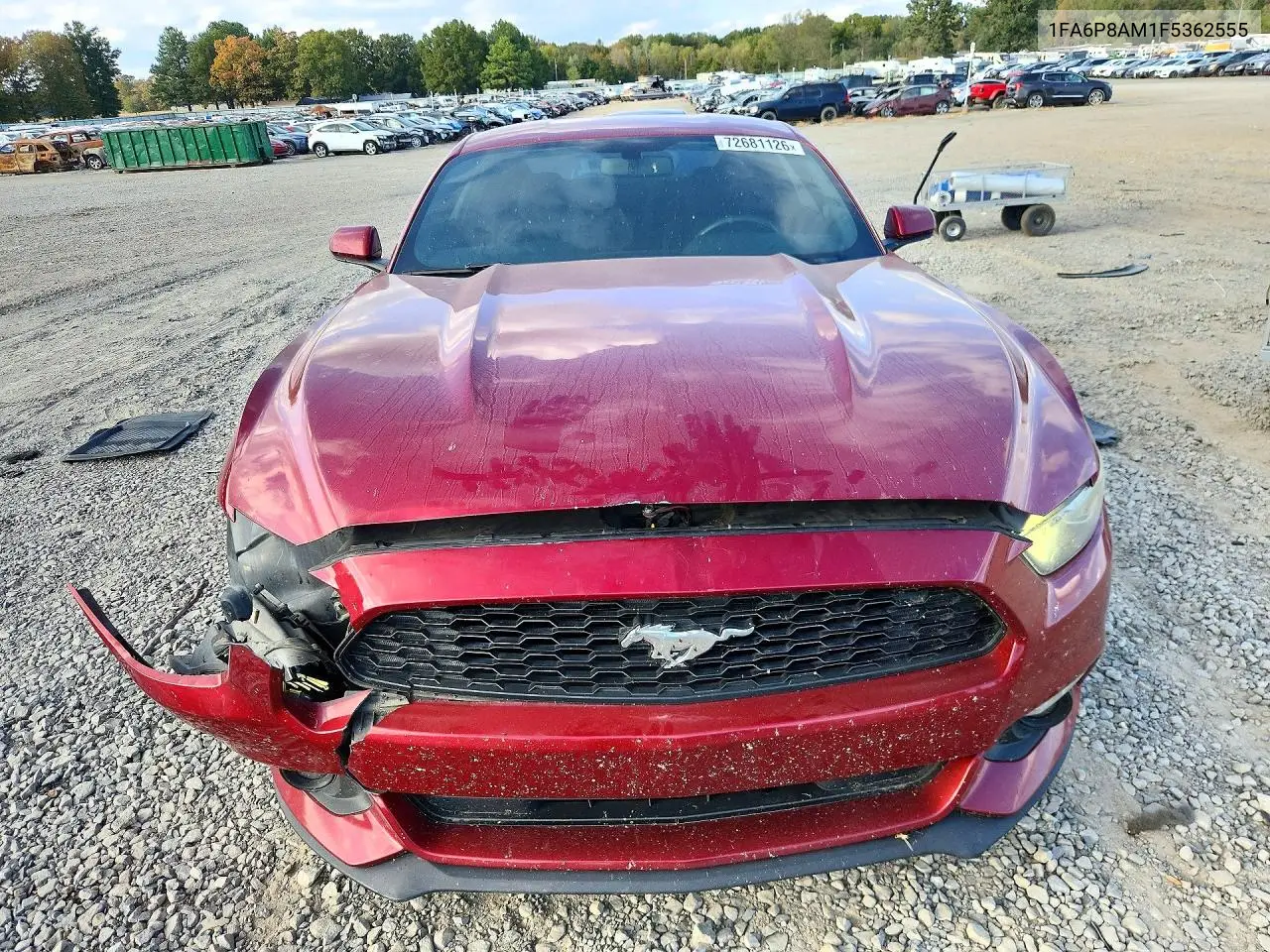 2015 FORD MUSTANG VIN 1FA6P8AM1F5362555 — фото 5