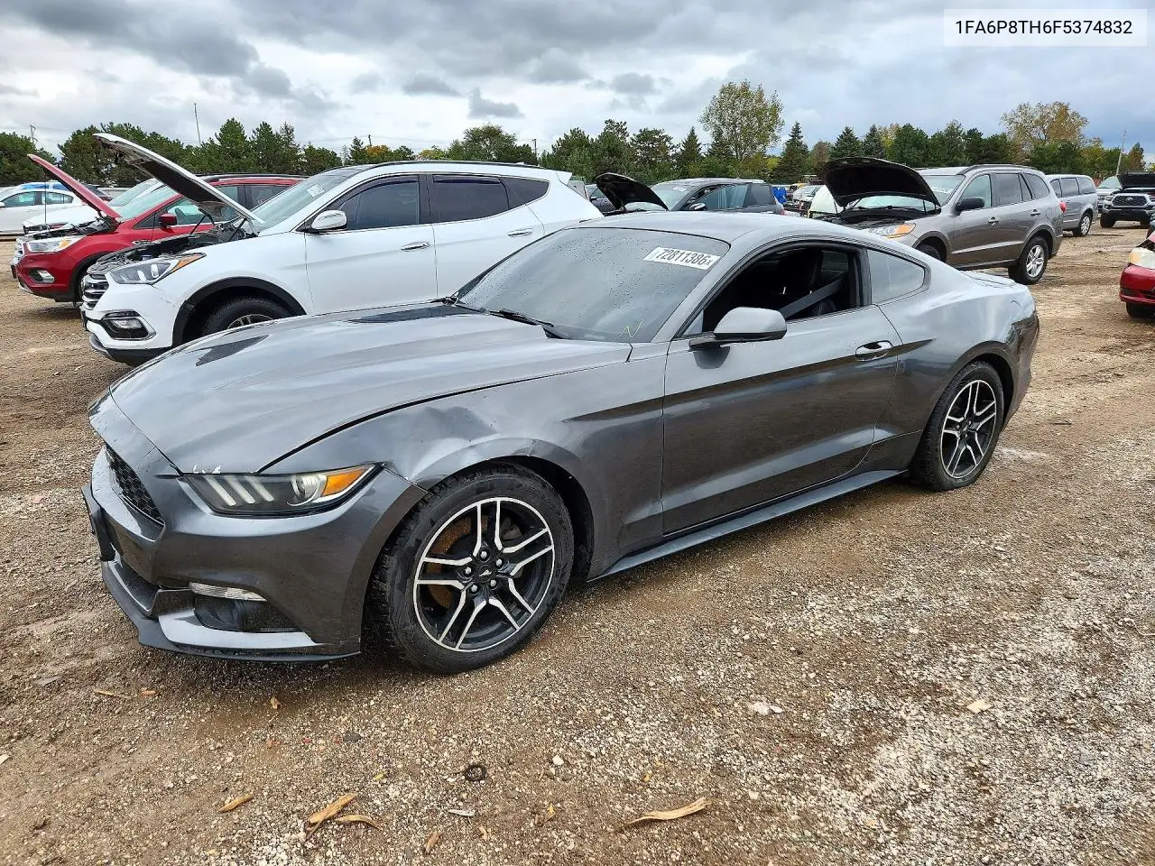 FORD MUSTANG 2015, VIN 1FA6P8TH6F5374832