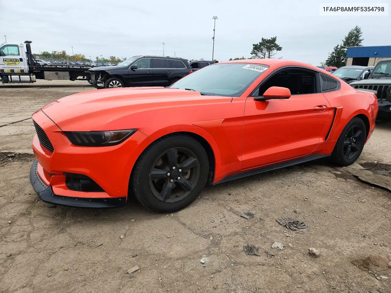 FORD MUSTANG 2015, VIN 1FA6P8AM9F5354798