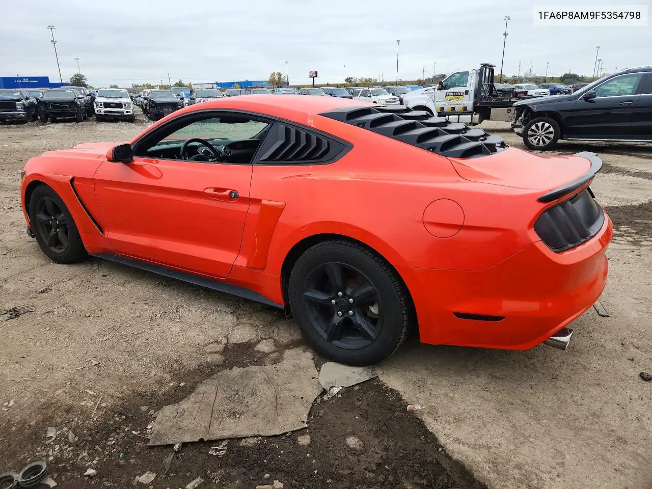 2015 FORD MUSTANG VIN 1FA6P8AM9F5354798 — фото 2