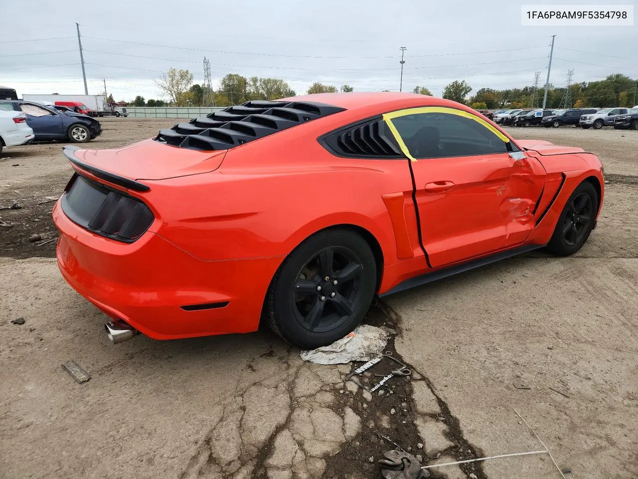 2015 FORD MUSTANG VIN 1FA6P8AM9F5354798 — фото 3