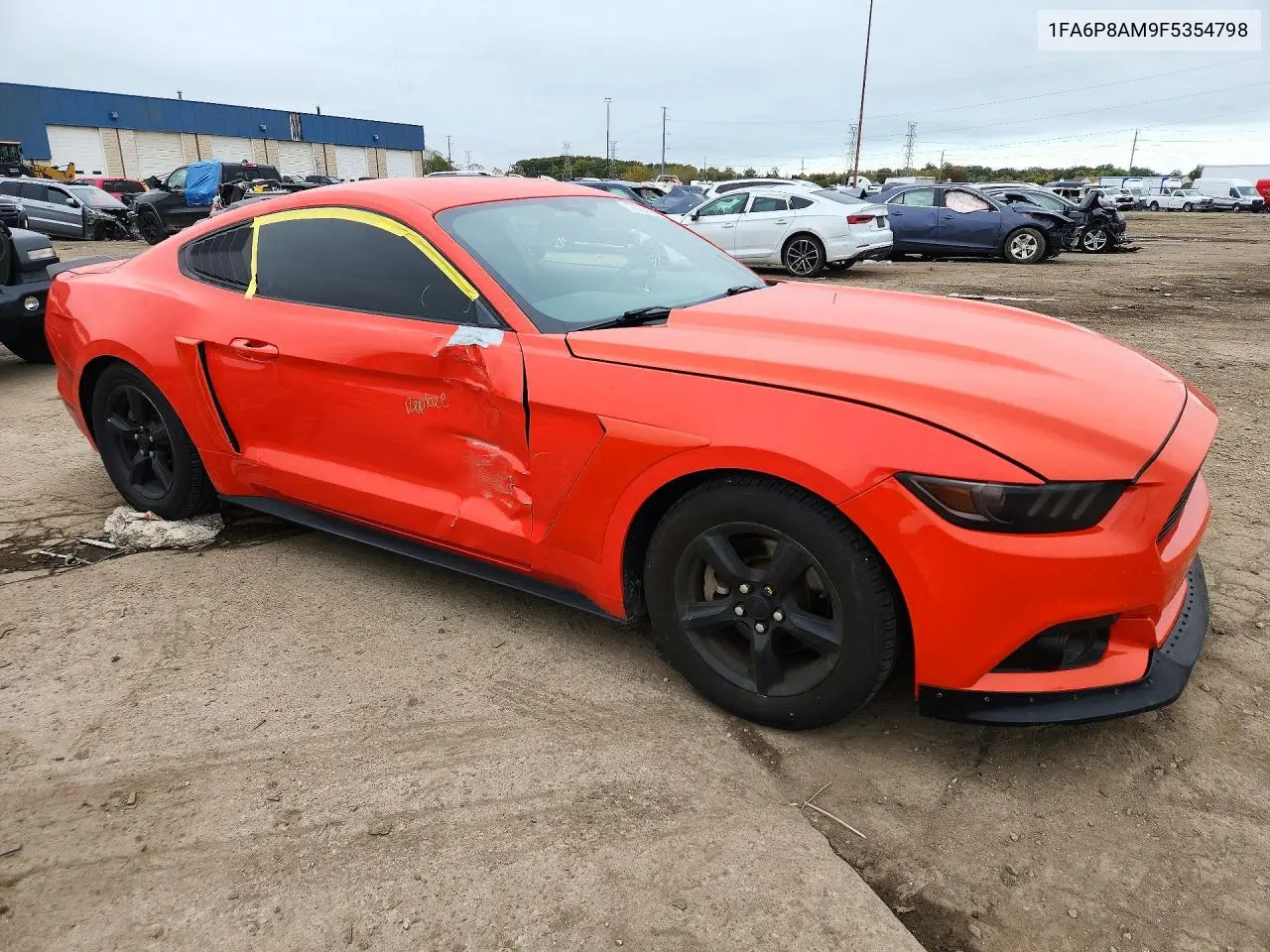 2015 FORD MUSTANG VIN 1FA6P8AM9F5354798 — фото 4