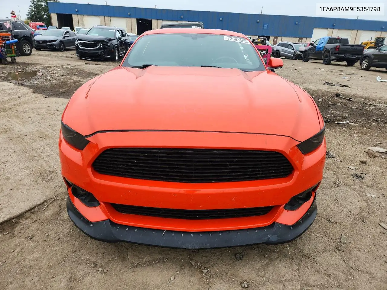 2015 FORD MUSTANG VIN 1FA6P8AM9F5354798 — фото 5