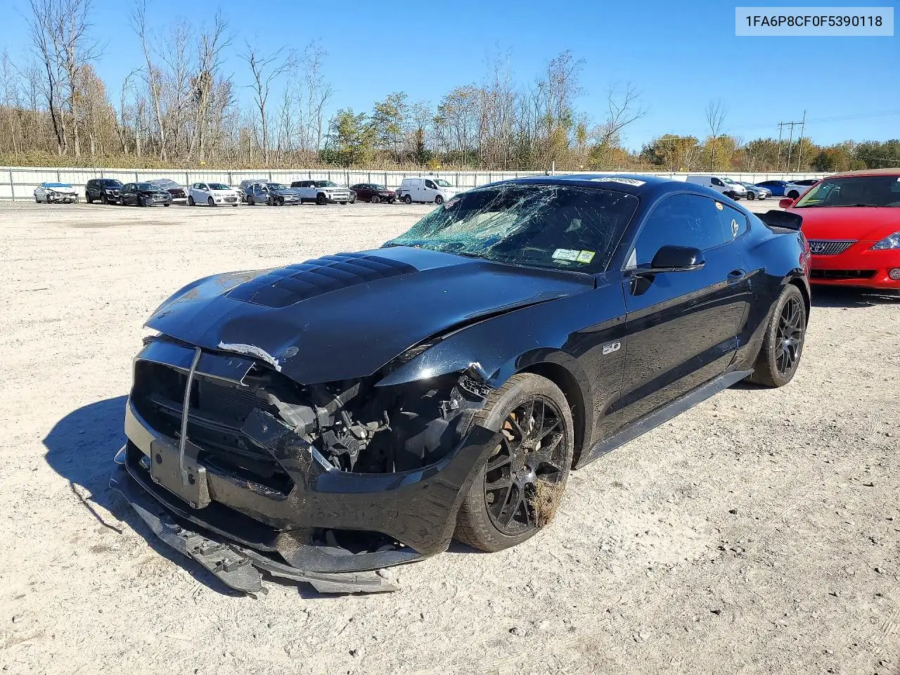 FORD MUSTANG 2015, VIN 1FA6P8CF0F5390118