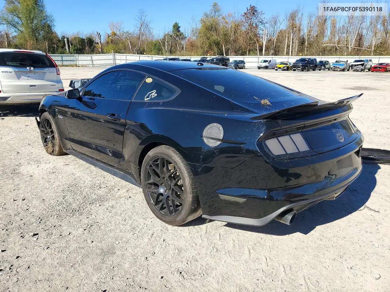 2015 FORD MUSTANG VIN 1FA6P8CF0F5390118 — фото 2
