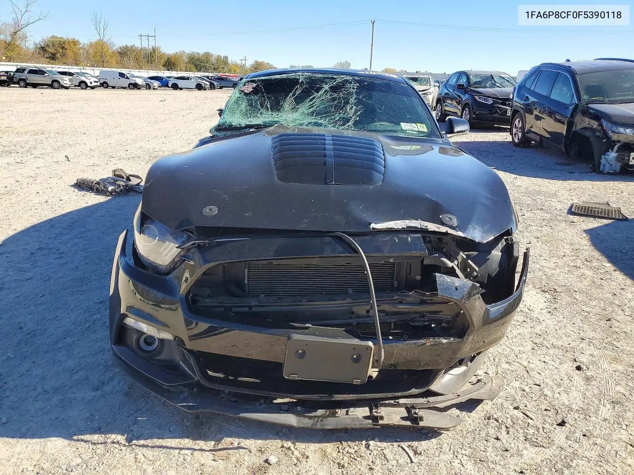 2015 FORD MUSTANG VIN 1FA6P8CF0F5390118 — фото 5