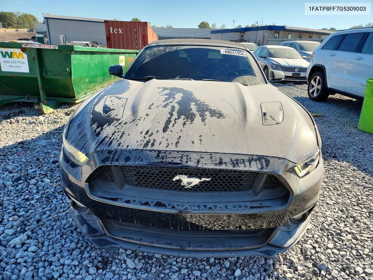 2016 FORD MUSTANG VIN 1FATP8FF7G5309003 — фото 5