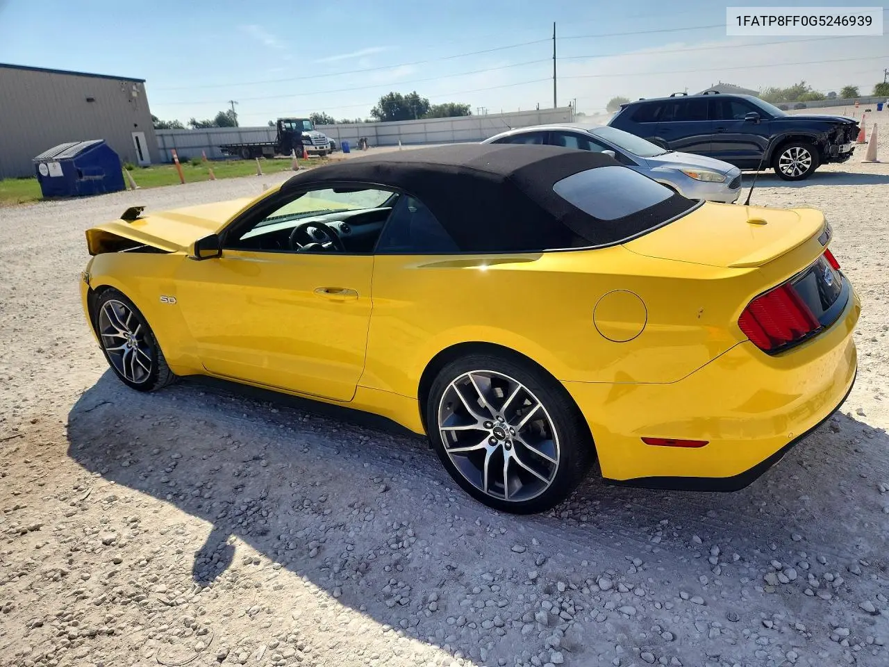 2016 FORD MUSTANG VIN 1FATP8FF0G5246939 — фото 2