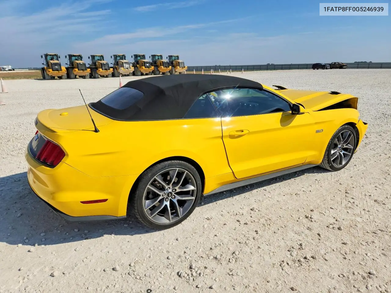 2016 FORD MUSTANG VIN 1FATP8FF0G5246939 — фото 3