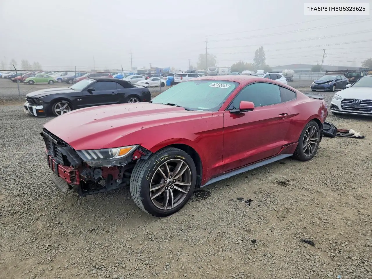 FORD MUSTANG 2016, VIN 1FA6P8TH8G5323625