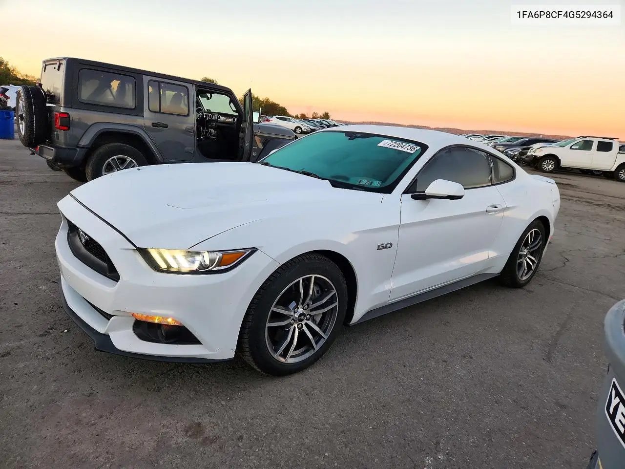 FORD MUSTANG 2016, VIN 1FA6P8CF4G5294364
