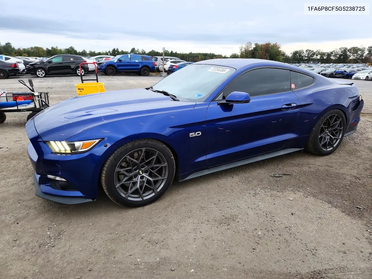 FORD MUSTANG 2016, VIN 1FA6P8CF5G5238725