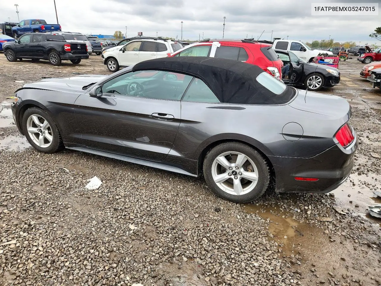 2016 FORD MUSTANG VIN 1FATP8EMXG5247015 — фото 2
