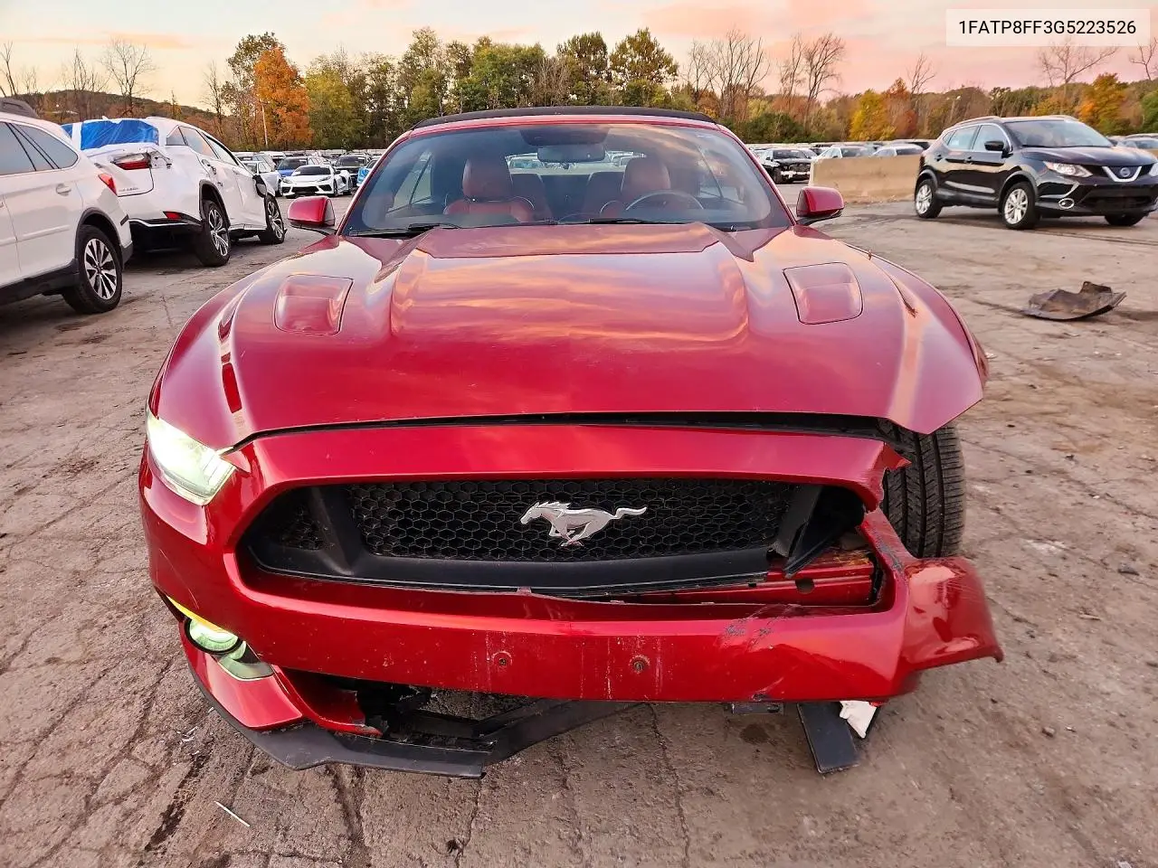 2016 FORD MUSTANG VIN 1FATP8FF3G5223526 — фото 5