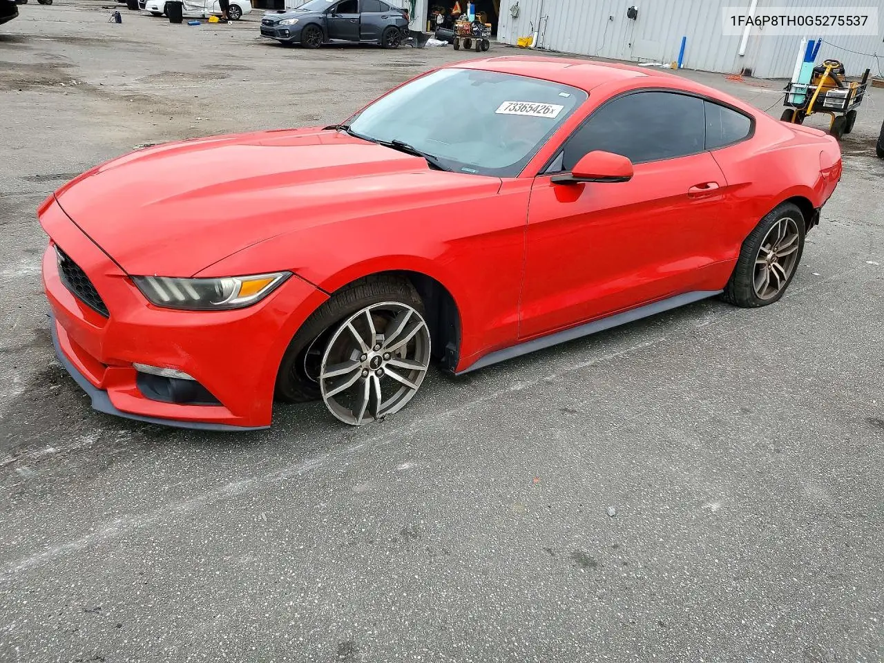 FORD MUSTANG 2016, VIN 1FA6P8TH0G5275537