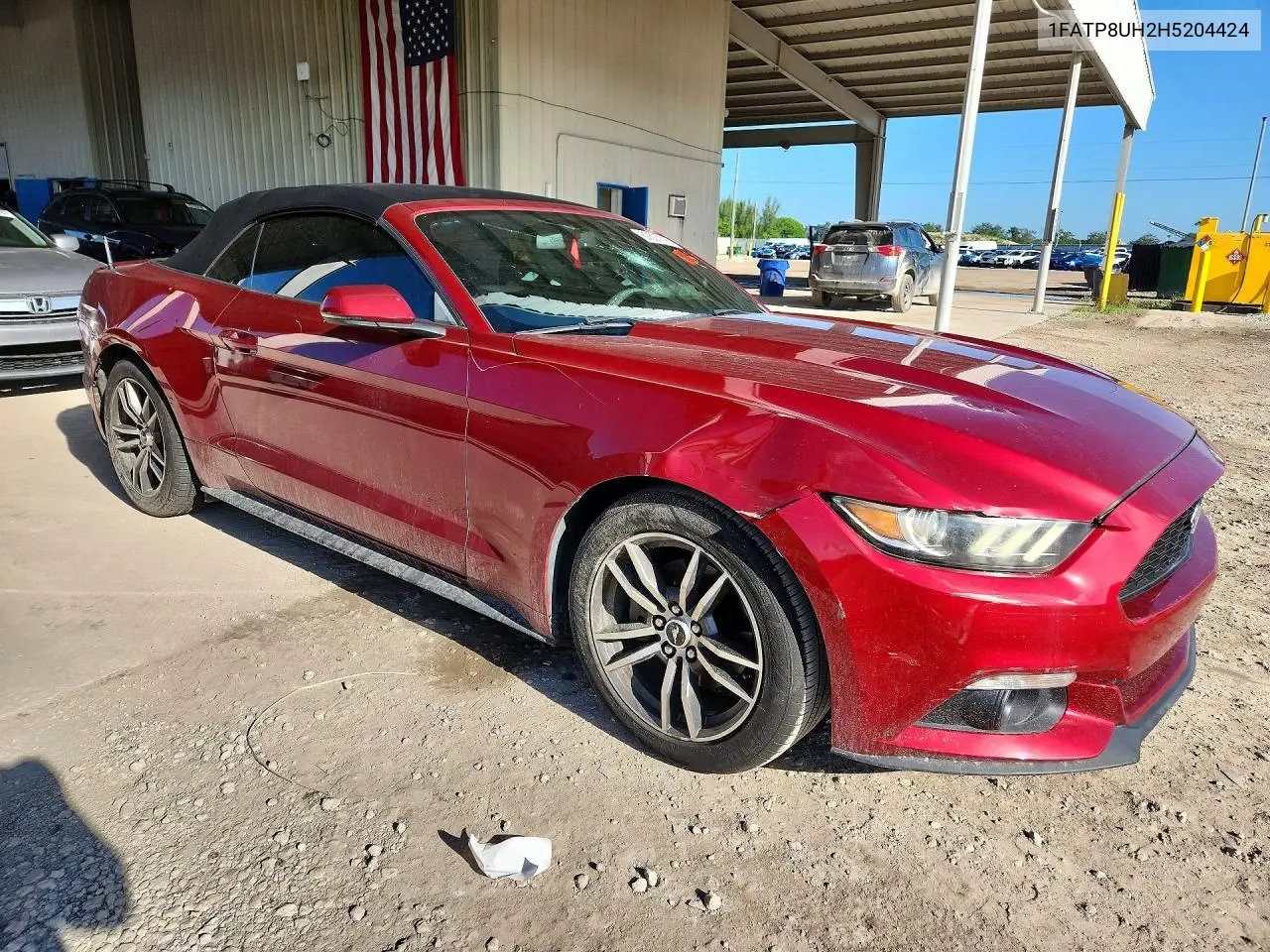 2017 FORD MUSTANG VIN 1FATP8UH2H5204424 — фото 4
