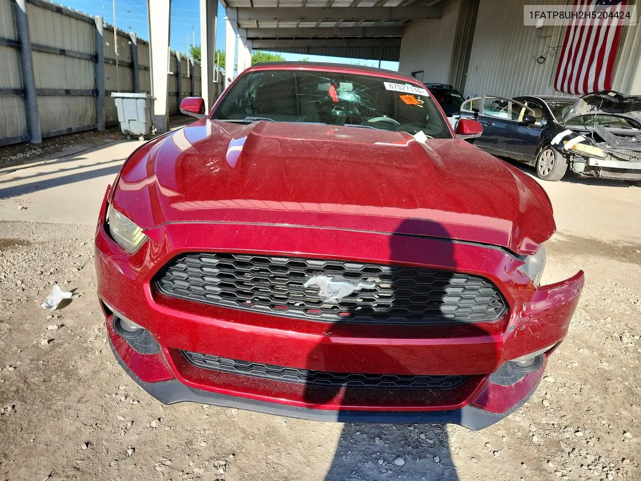 2017 FORD MUSTANG VIN 1FATP8UH2H5204424 — фото 5