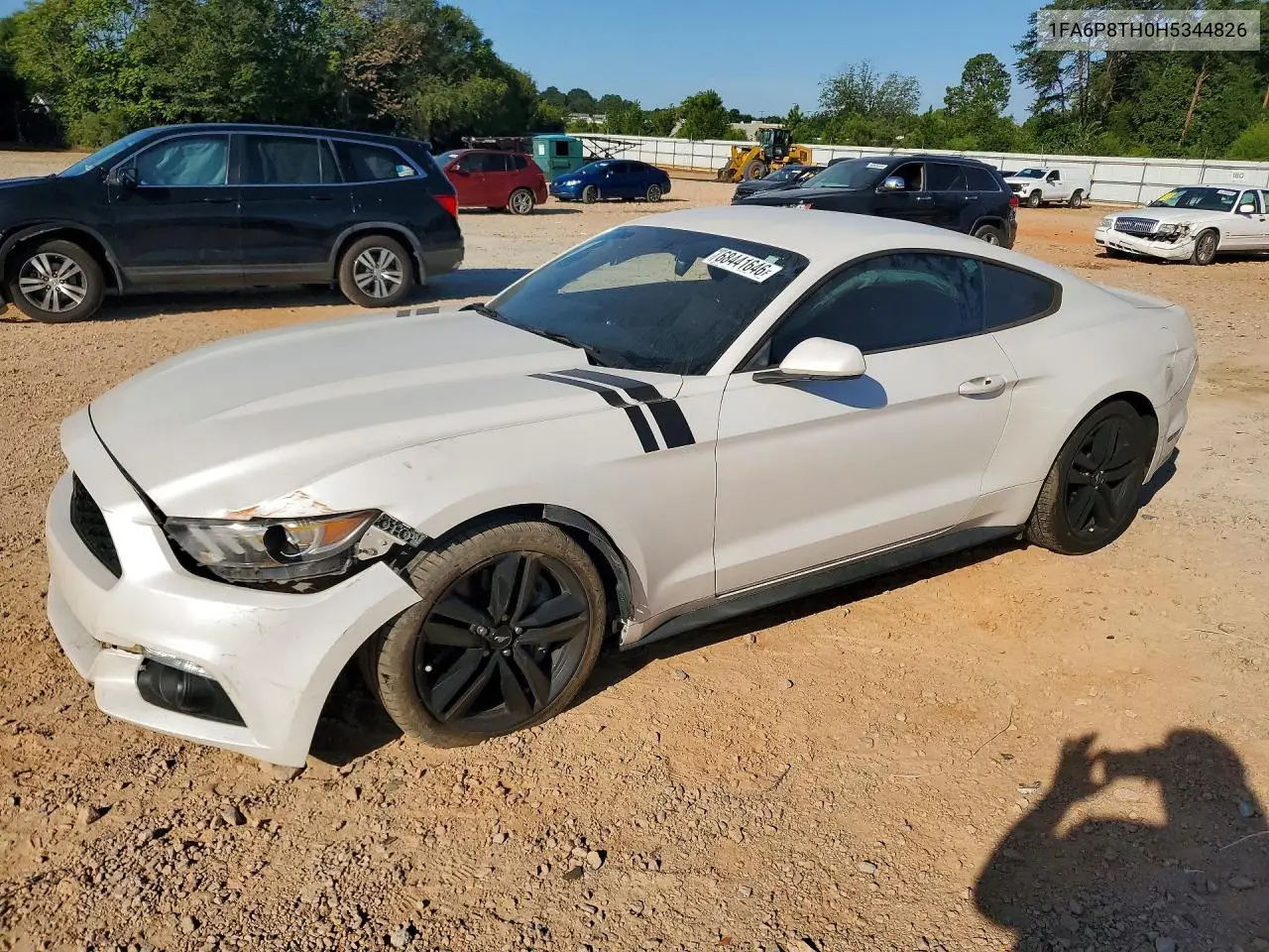 FORD MUSTANG 2017, VIN 1FA6P8TH0H5344826