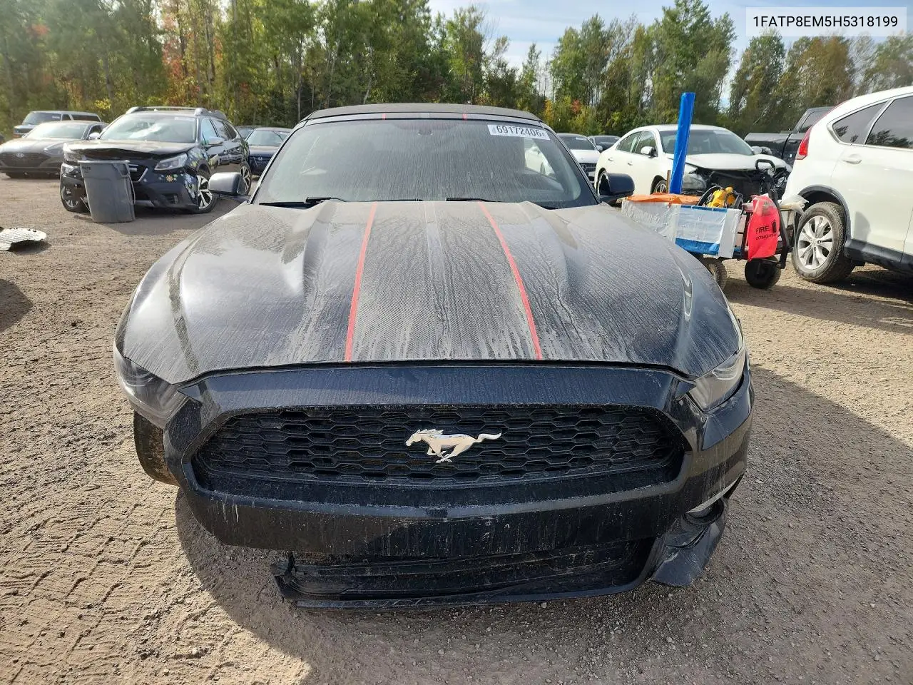 2017 FORD MUSTANG VIN 1FATP8EM5H5318199 — фото 5