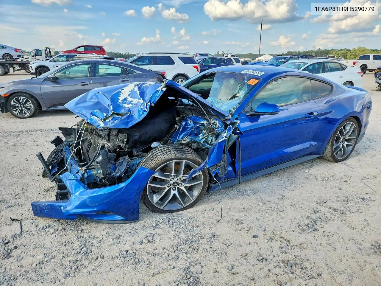 FORD MUSTANG 2017, VIN 1FA6P8TH9H5290779