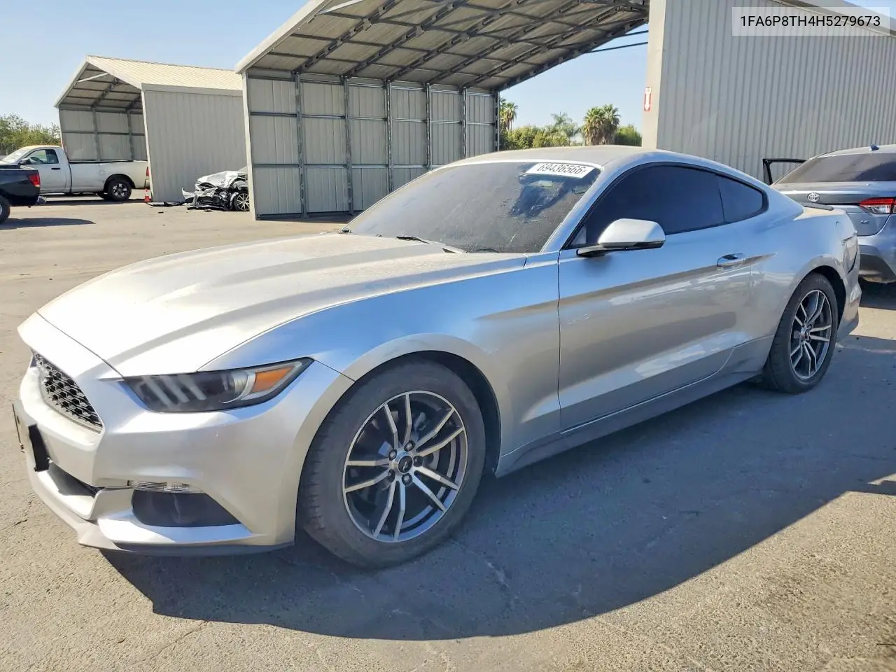 FORD MUSTANG 2017, VIN 1FA6P8TH4H5279673